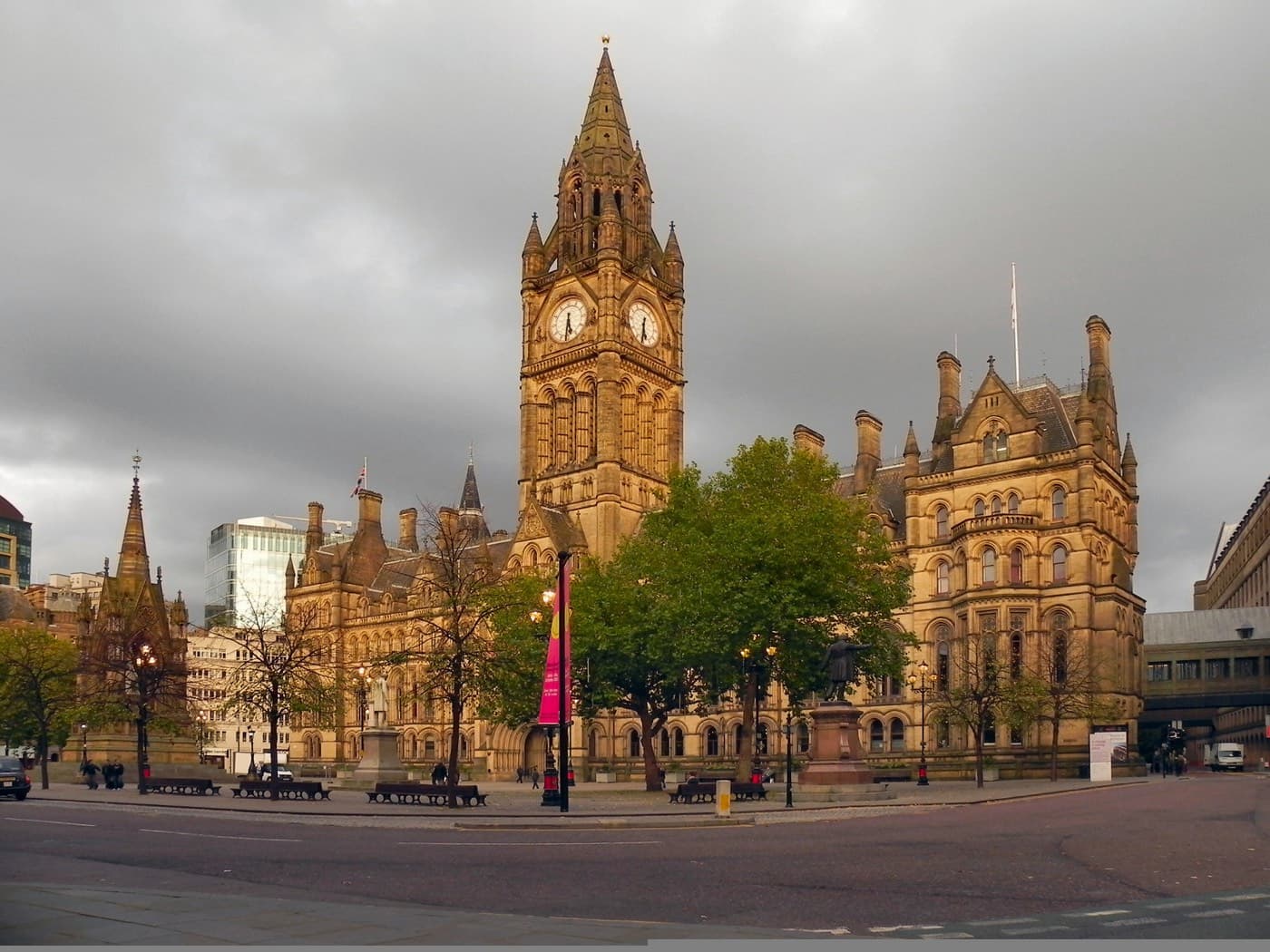 Manchester Town Hall, in the Manchester council area