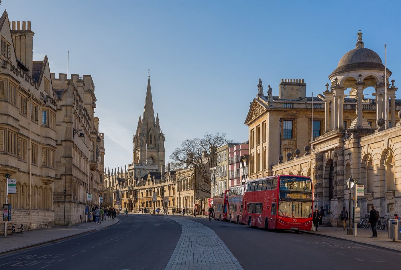 Oxford, in the Oxfordshire council area