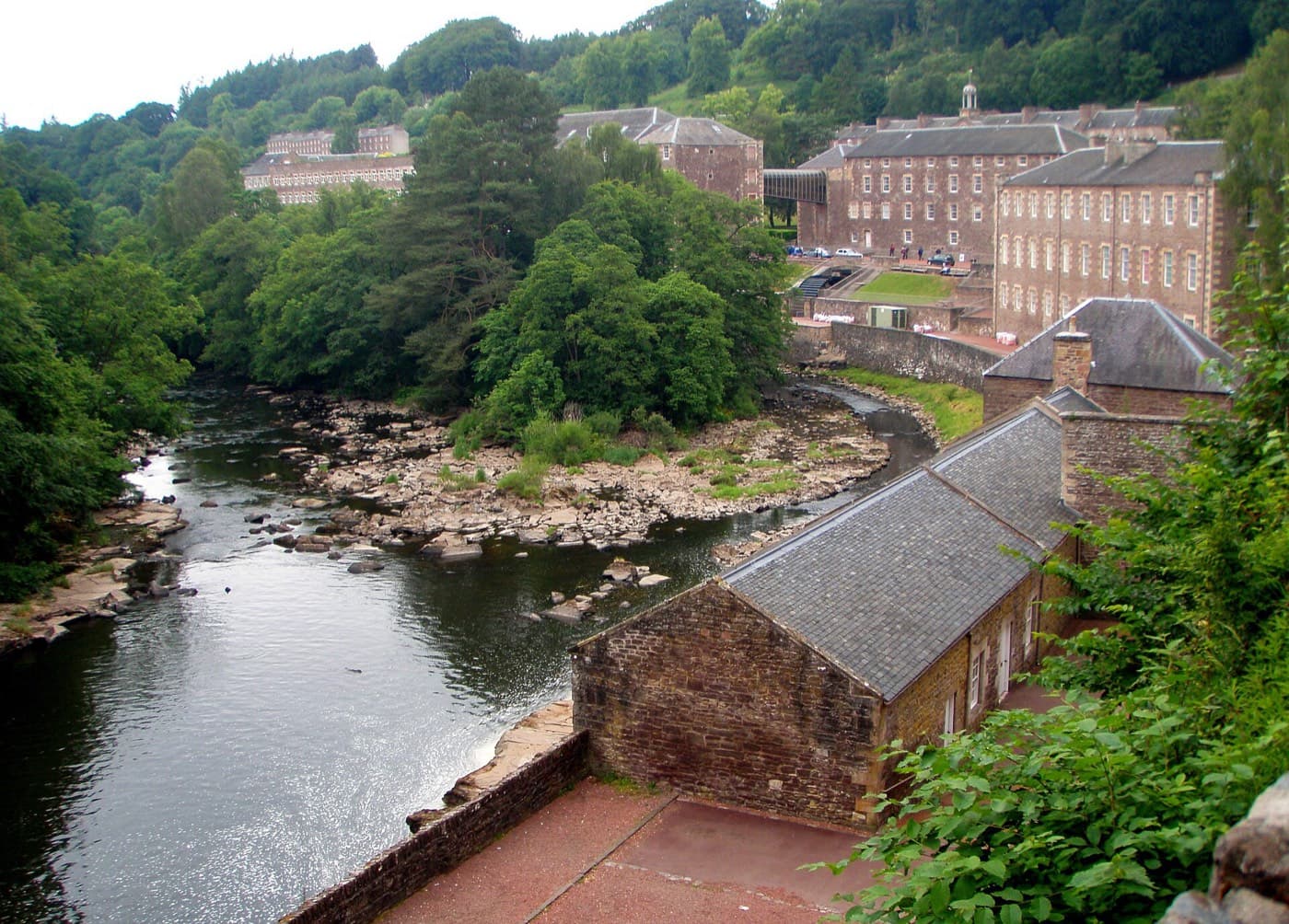 New Lanark, in the South Lanarkshire council area
