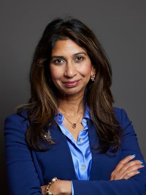 Suella Braverman — portrait