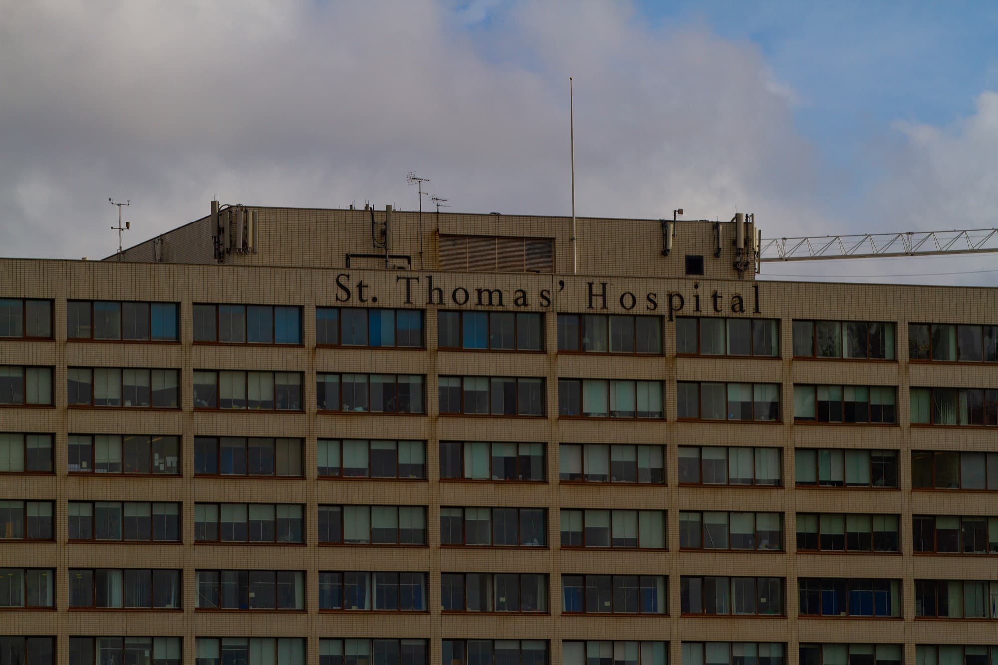 St Thomas' Hospital on the Thames
