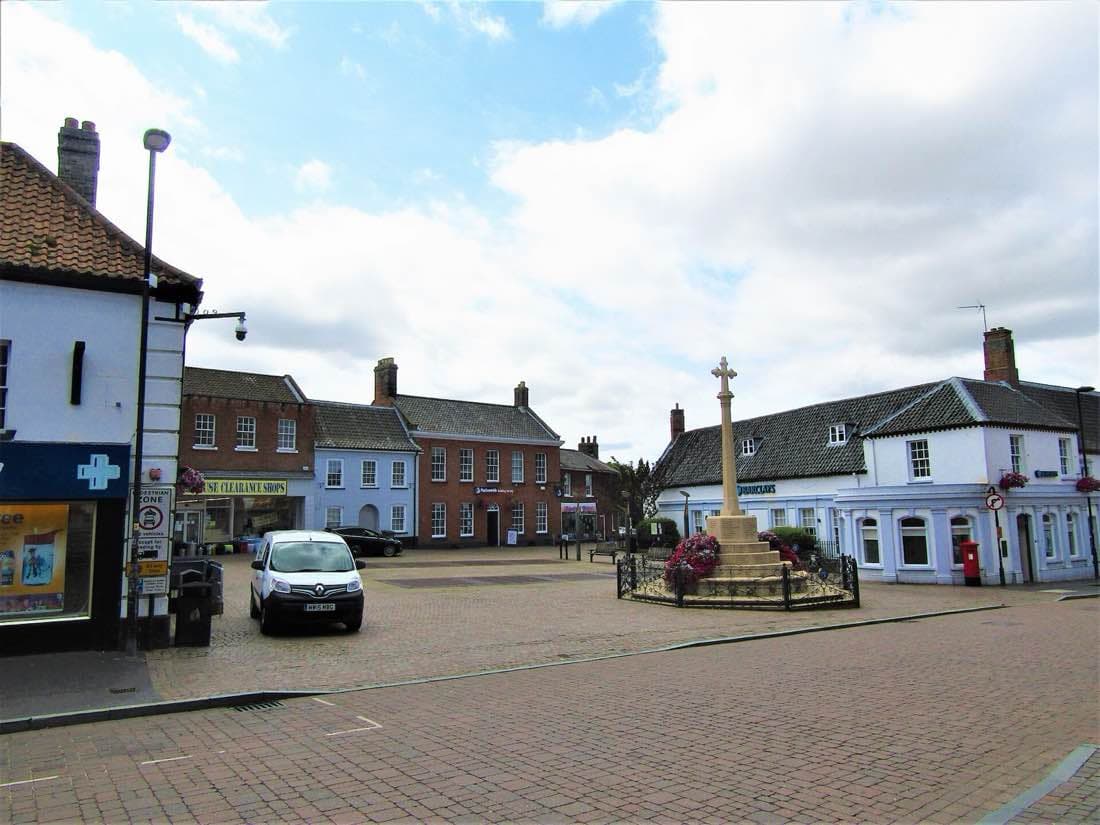 Fakenham, in the Broadland and Fakenham constituency