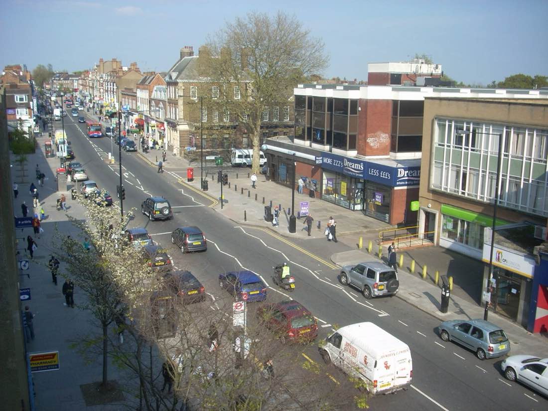 Finchley, in the Finchley and Golders Green constituency