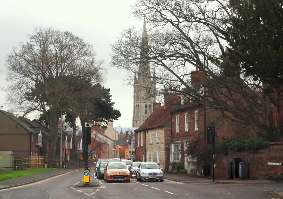 Grantham, in the Grantham and Bourne constituency
