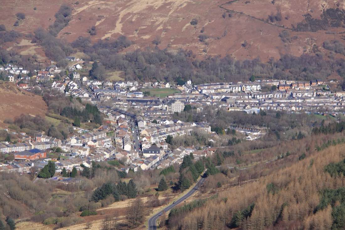 Treorchy, in the Rhondda and Ogmore constituency
