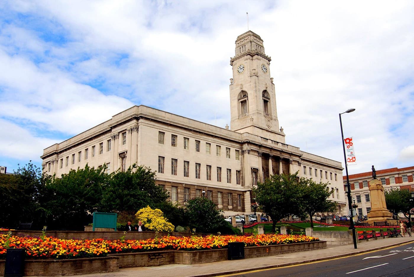 Barnsley Town Hall, in the Barnsley council area