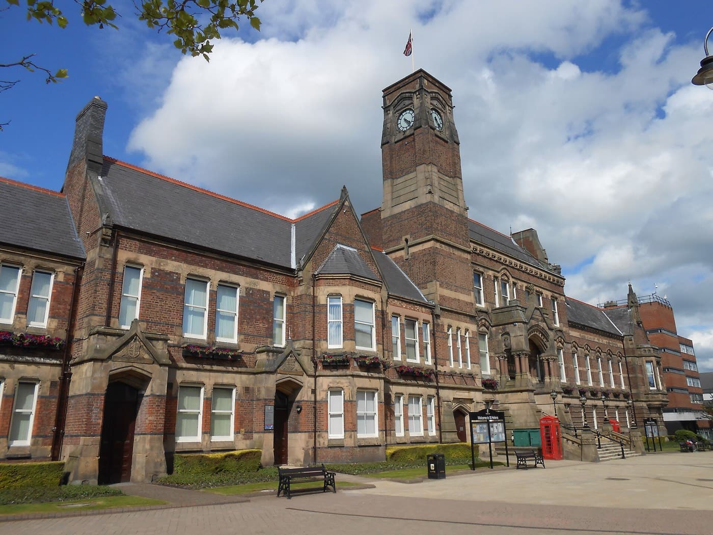St Helens Town Hall, in the St. Helens council area