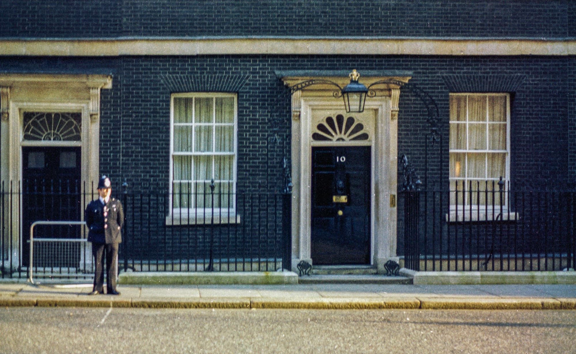 The door of 10 Downing Street