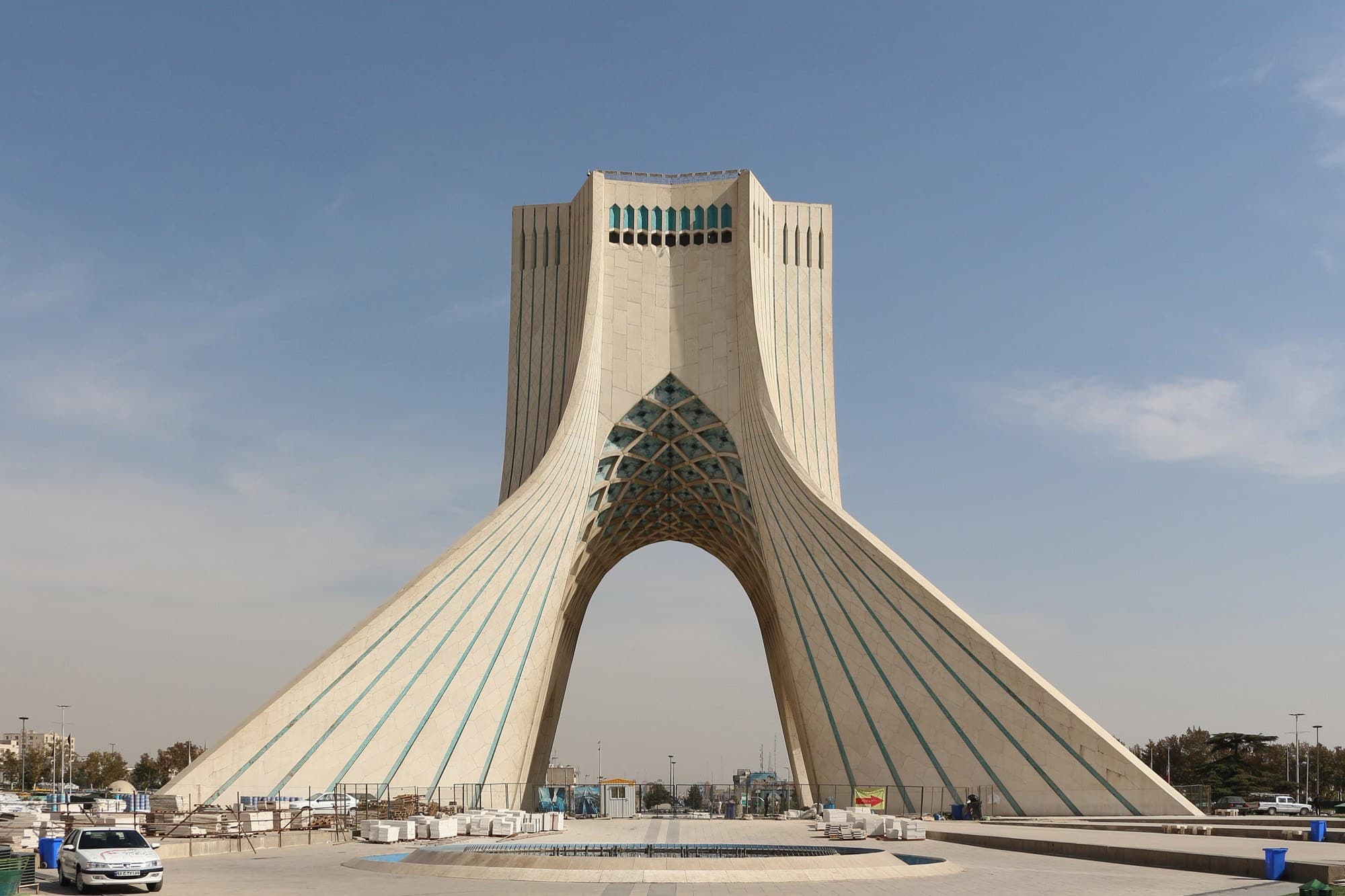 The Azadi Tower in Tehran