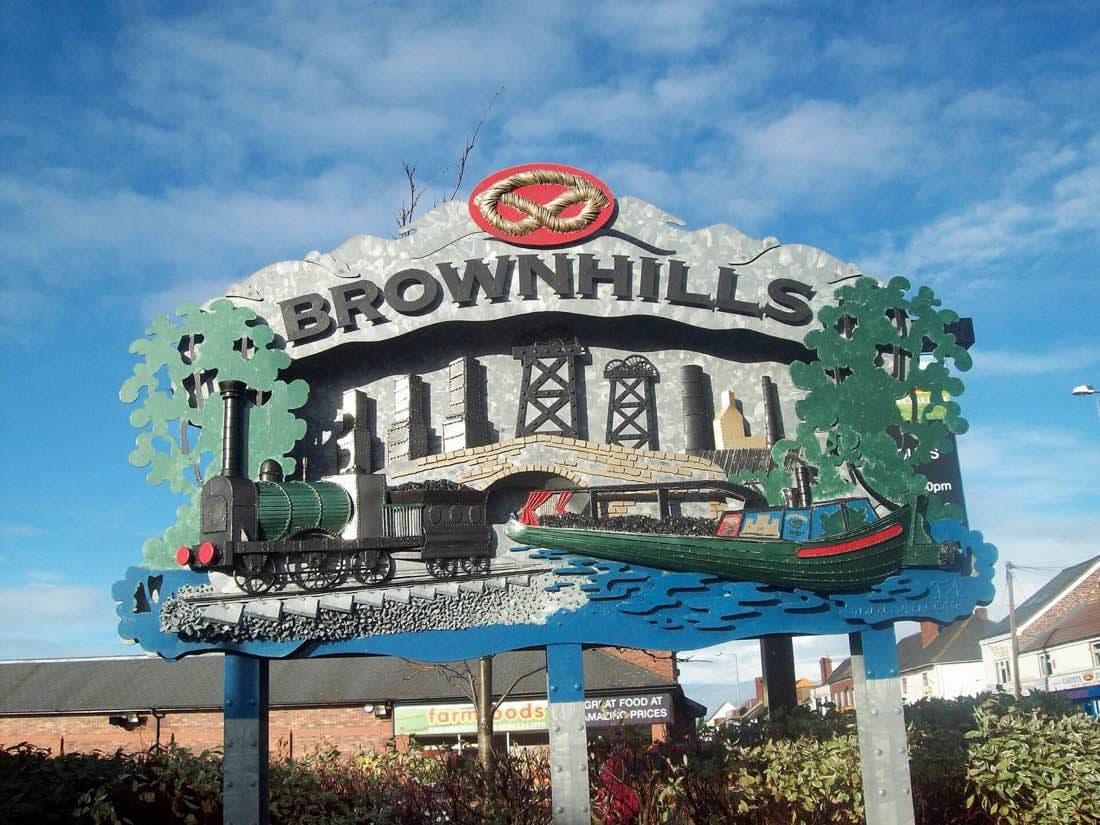 Brownhills, in the Aldridge-Brownhills constituency