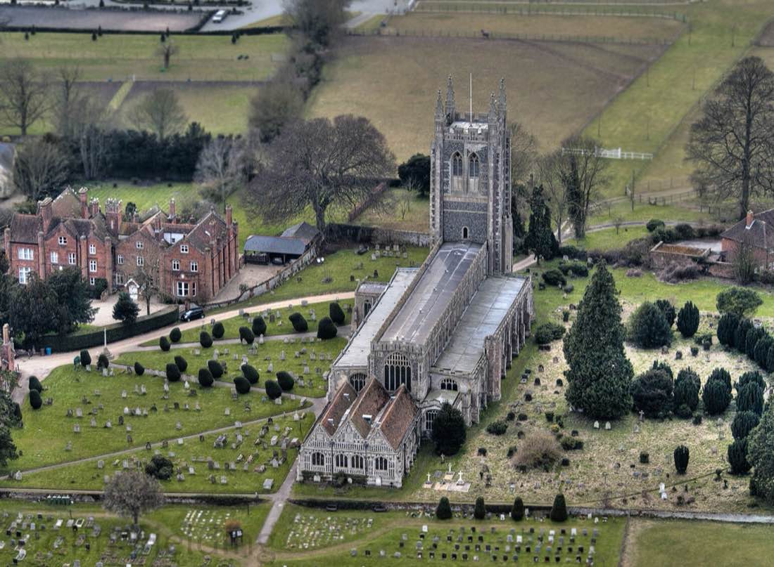 Long Melford, in the South Suffolk constituency